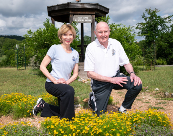 Kathy and Eddie Infront of Gazebo